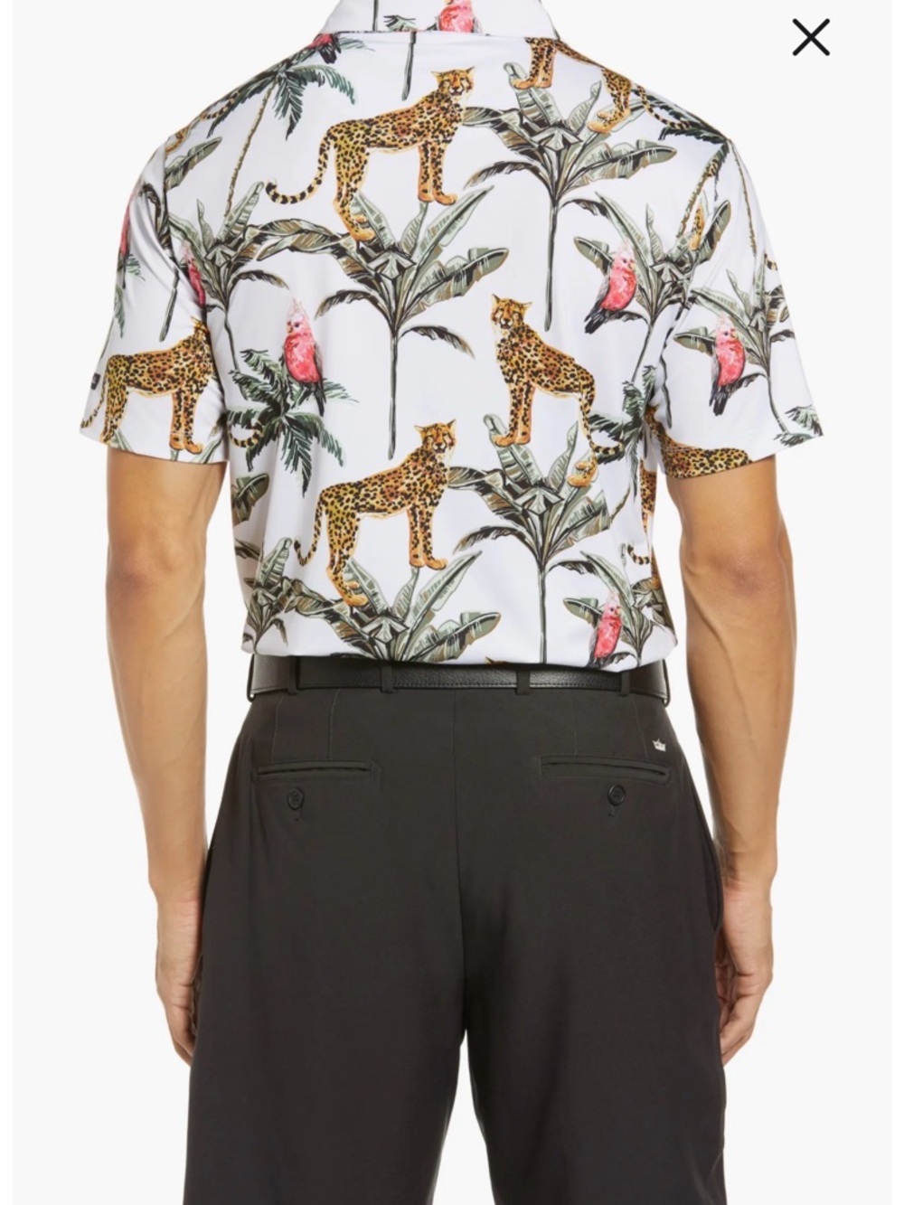 BAD BIRDIE Wildlife Men’s Golf Polo - Picture 3 of 16